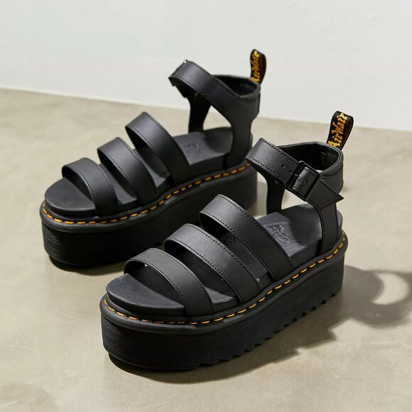 Dr. Martens Shoes - Dr. Martens Women's Blaire Quad Fisherman Sandal, Black, Size 9